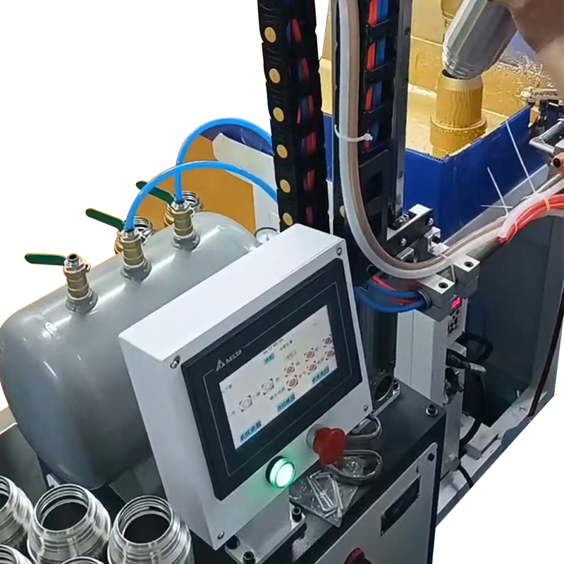 Машина для окраски бутылок распылением порошкового покрытия